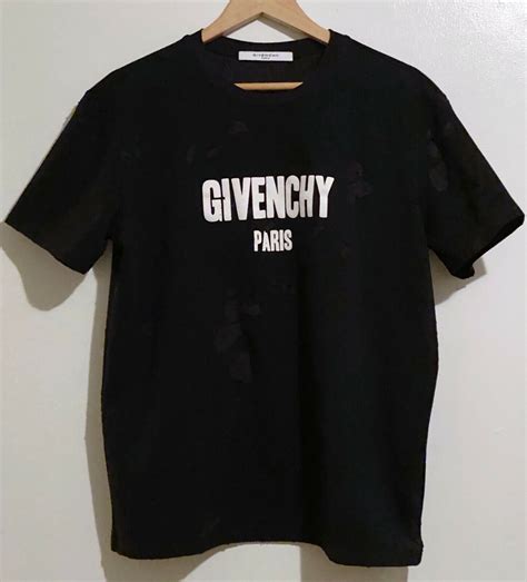 givenchy tee distressed|Givenchy lion t shirt.